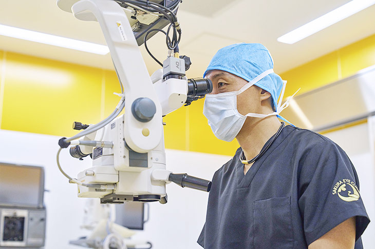 最新の医療機器、経験豊富な眼科専門医による高度な眼科手術